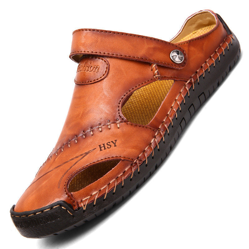 HSY™ | Sandales homme orthopédiques faites à la main : confort et maintien exceptionnel