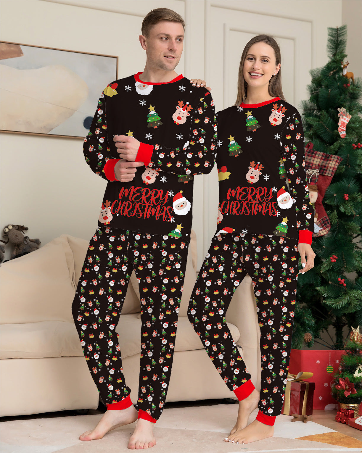 Noël | Pyjamas Assortis Famille pour des Moments Confortables et Magiques