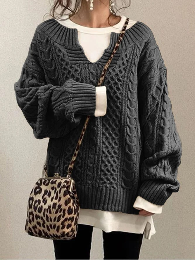Linette | Pull en Maille Élégant et Décontracté lunnav