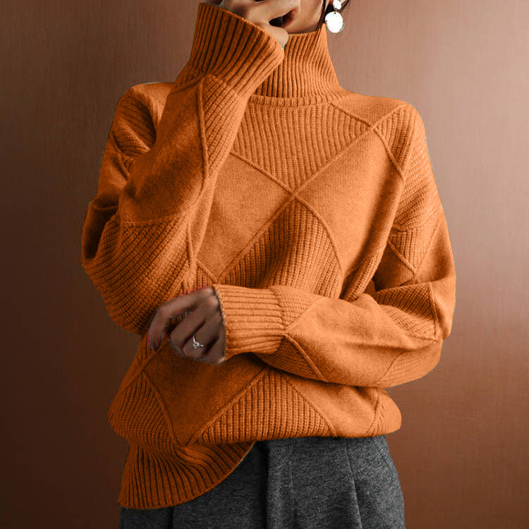 Camille | Pull en Maille à Manches Longues pour un Automne-Hiver Élégant et Confortable lunnav