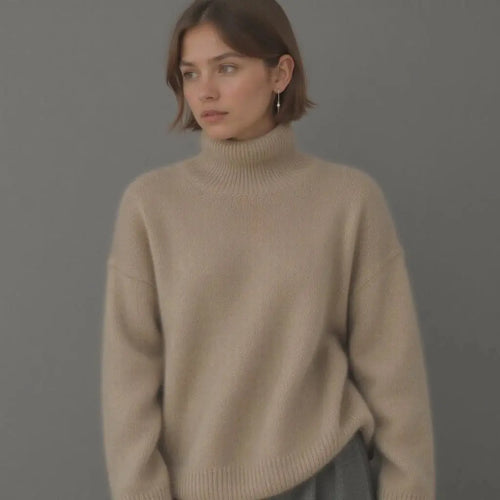 Éloïse | Pull Oversize en Cachemire pour un Luxe Décontracté