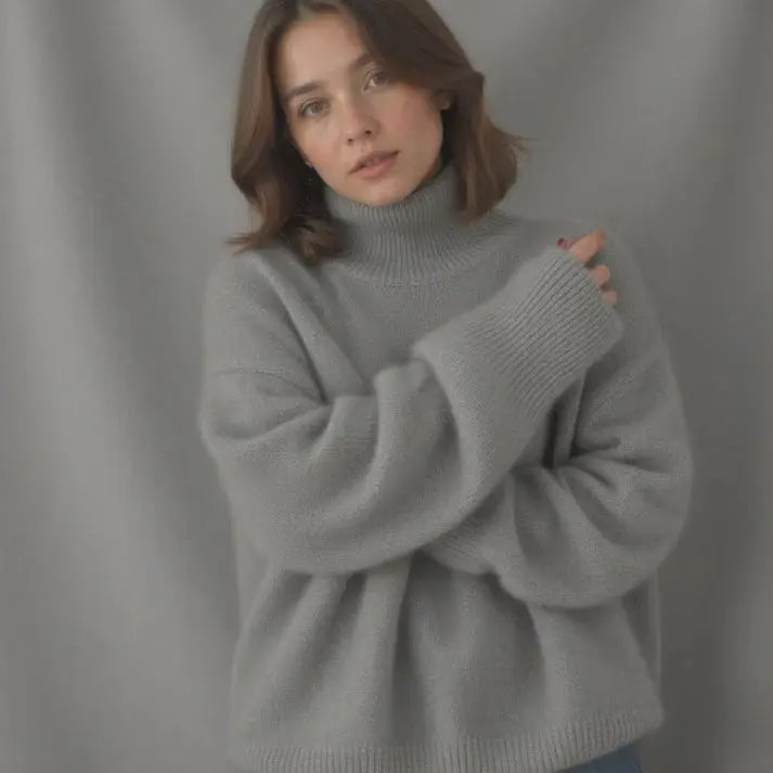 Éloïse | Pull Oversize en Cachemire pour un Luxe Décontracté