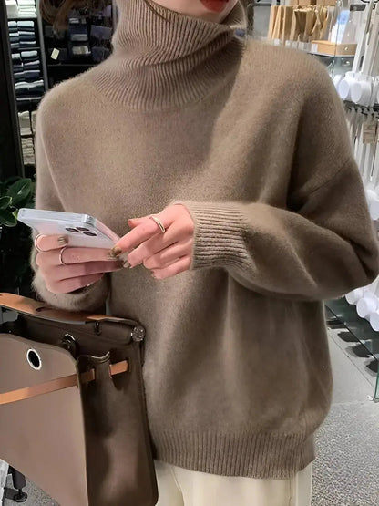Éloïse | Pull Oversize en Cachemire pour un Luxe Décontracté