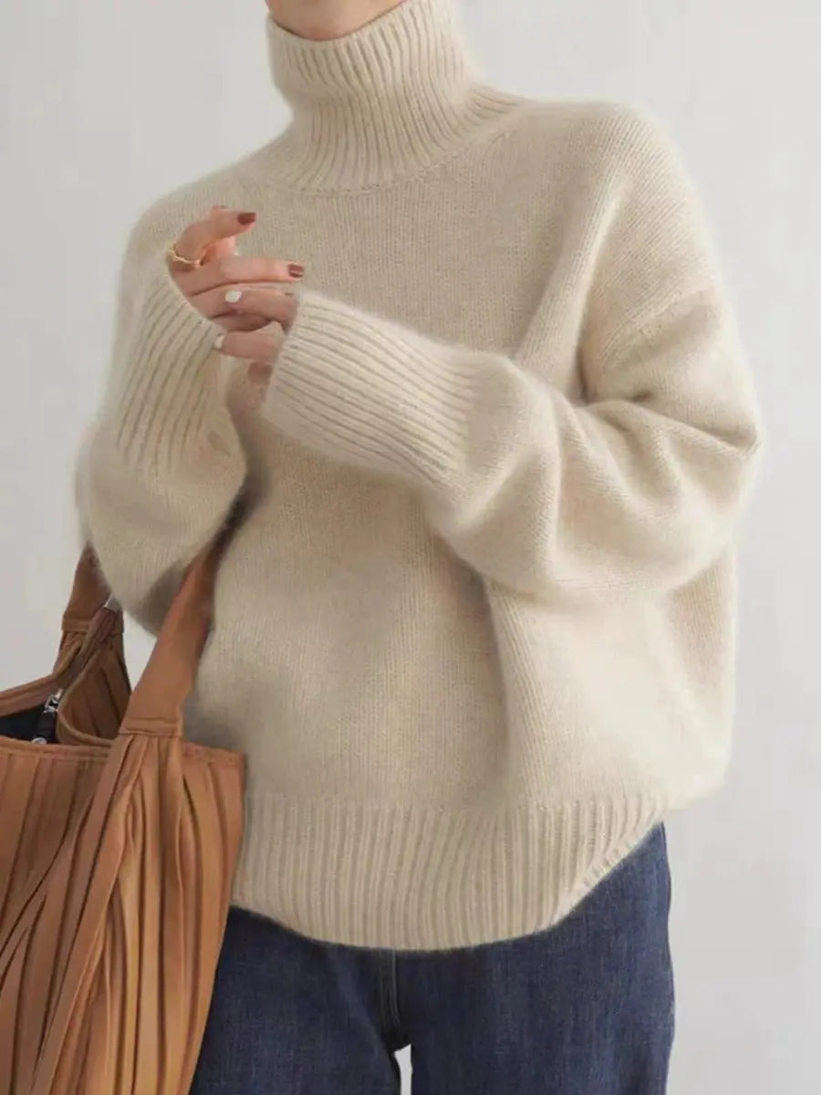 Éloïse | Pull Oversize en Cachemire pour un Luxe Décontracté