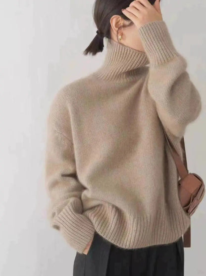 Éloïse | Pull Oversize en Cachemire pour un Luxe Décontracté