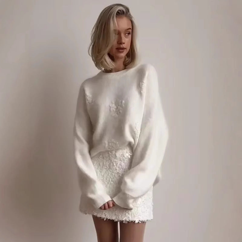 Fleuron | Pull Femme Élégant et Ultra-Doux pour l’Hiver