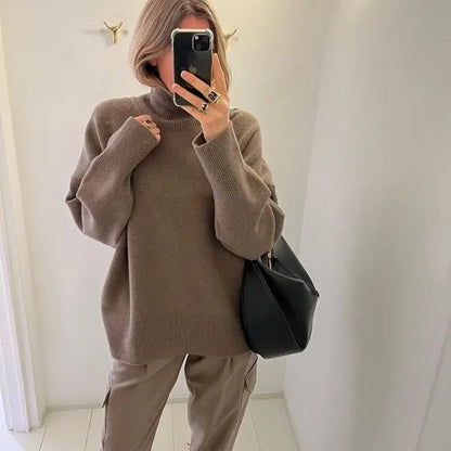 Éloïse | Pull Oversize en Cachemire pour un Luxe Décontracté